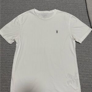 All Saints Ivory Short Sleeve Tee